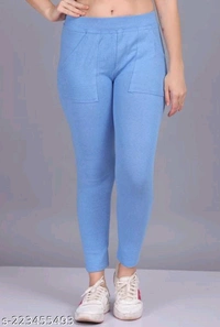 Gorgeous Modern Women Jeggings Blue - Free Size