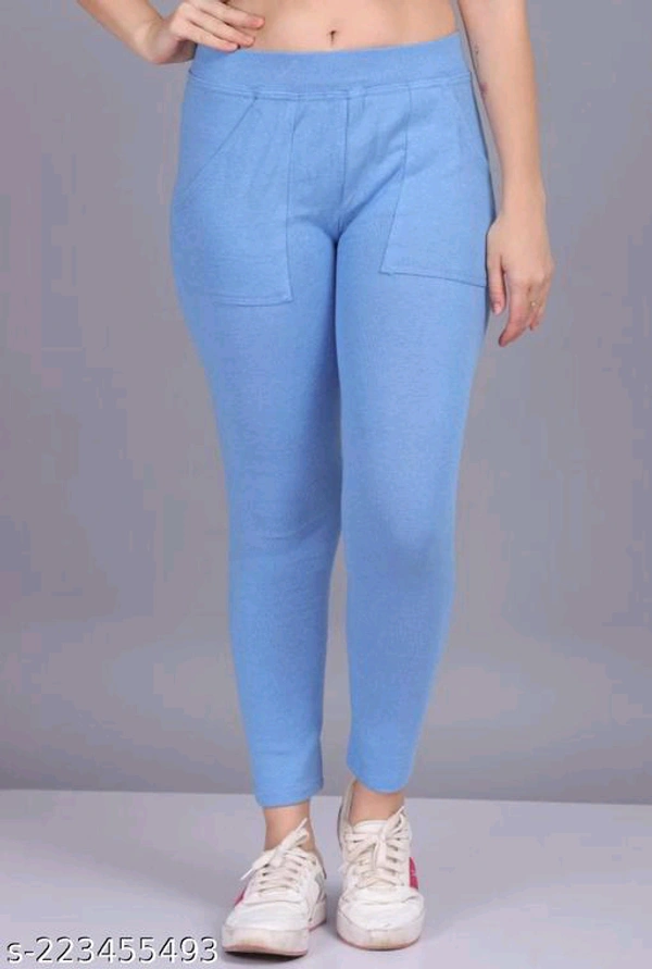 Gorgeous Modern Women Jeggings Blue - Free Size