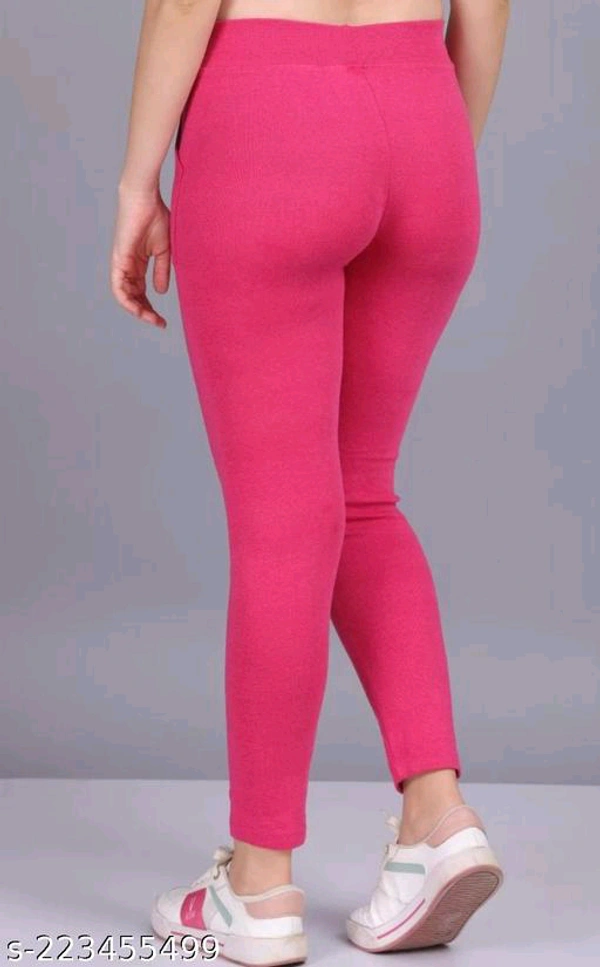 Gorgeous Modern Women Jeggings Pink - Free Size