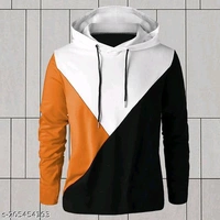 Eyebogler Men's Stylish Sweatshirts - Web Orange, S