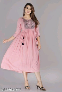Chitrarekha Superior Women Kurtis - Tickle Me Pink, M