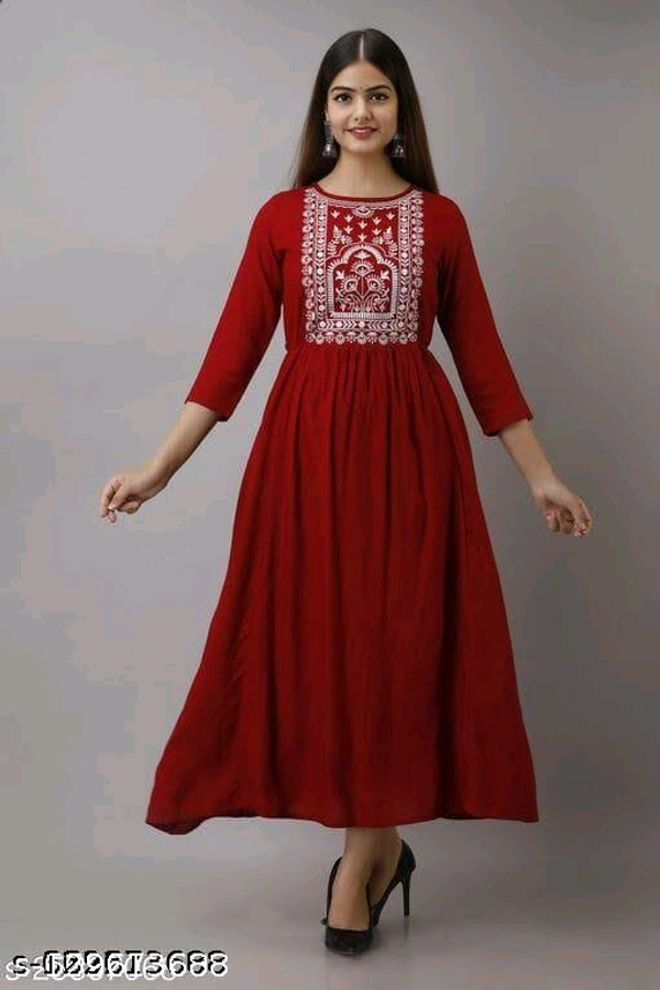 Chitrarekha Superior Women Kurtis - Maroon, L