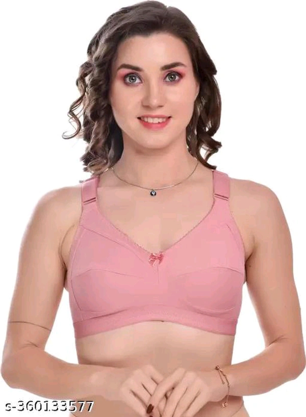 Sassy Women Stylish Bra Full Coverage - Blush Pink, 34C