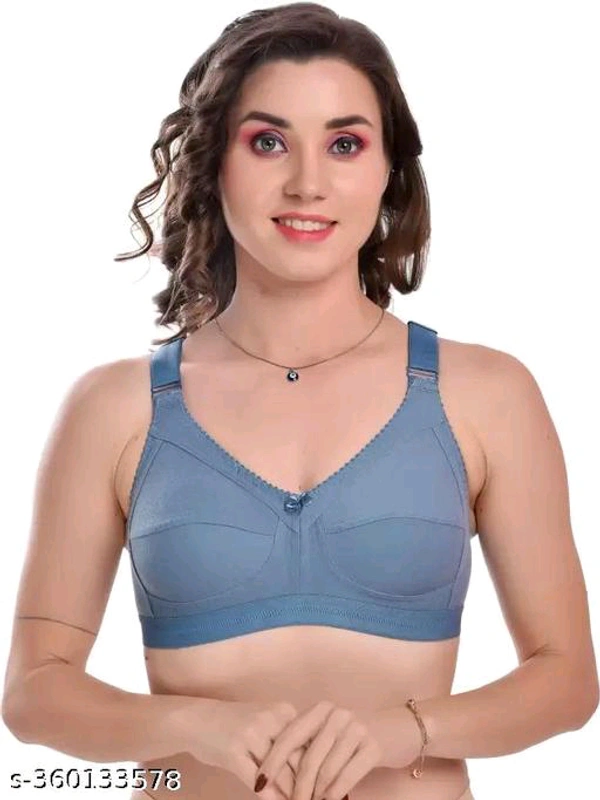 Sassy Women Stylish Bra Full Coverage - Teal, 40