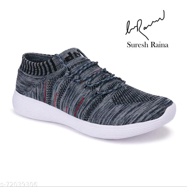Unique Fashionable Men Casual Shoes - Gray, 9