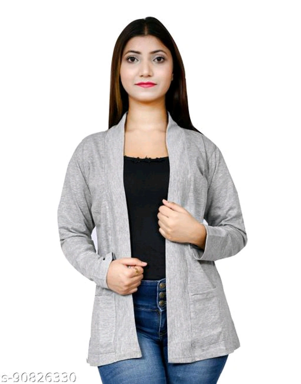 Classy Graceful Women Capes, Shrugs & Ponchos - Wild Watermelon, S