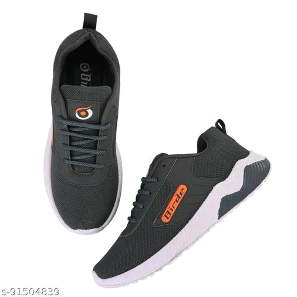Modern Trendy Men Sports Shoes - Gray, 6