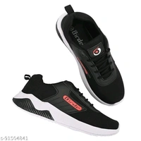 Modern Trendy Men Sports Shoes - Black, 8