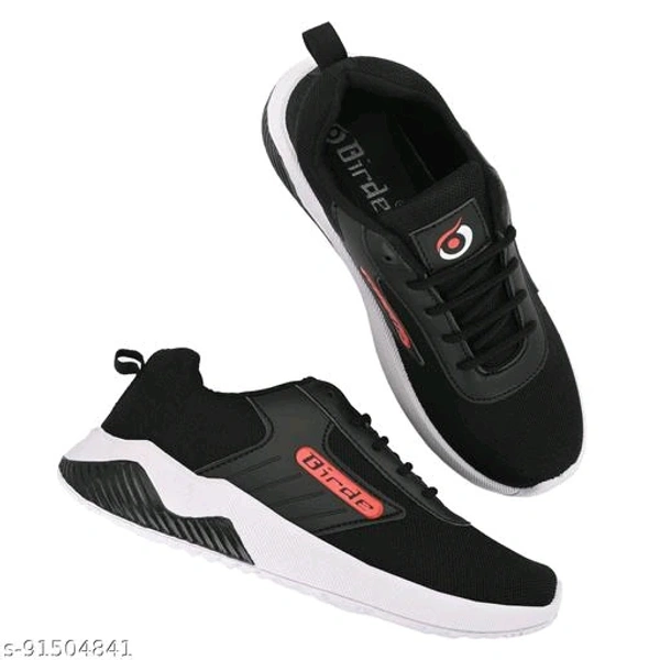 Modern Trendy Men Sports Shoes - Black, 8