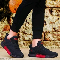 Relaxed Fashionable Men Sports Shoes - Black, 10