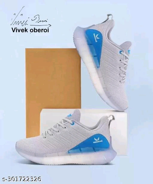 Relaxed Fashionable Men Sports Shoes - White, 9