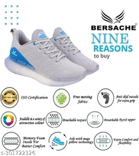 Relaxed Fashionable Men Sports Shoes - White, 9