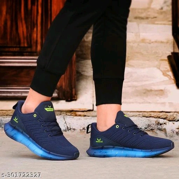 Relaxed Fashionable Men Sports Shoes - Navy Blue, 7