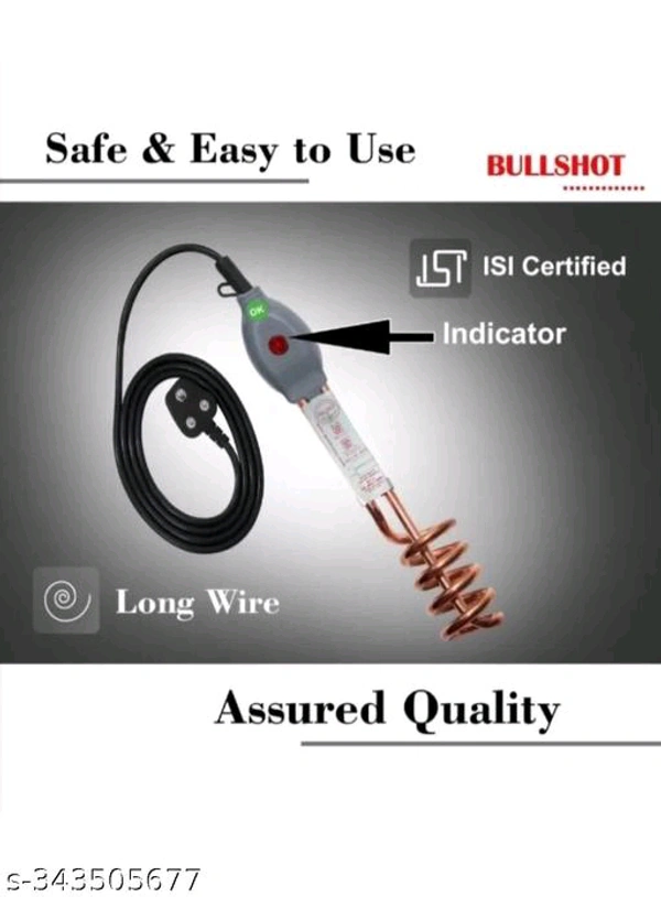 Branded Copper Immersion Rods Water Heater  - Free Size
