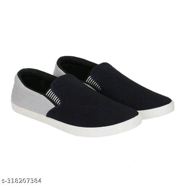Canvas Latest Fabulous Men Sports Shoes - Gray, 10