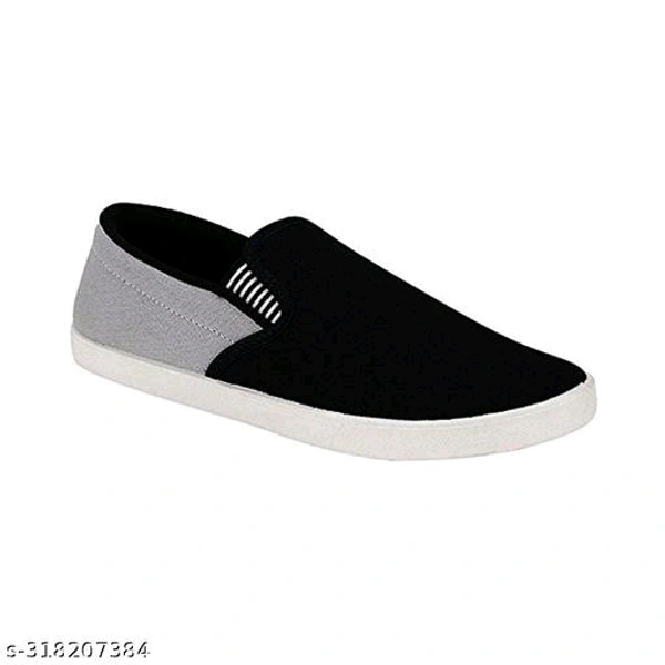Canvas Latest Fabulous Men Sports Shoes - Gray, 10