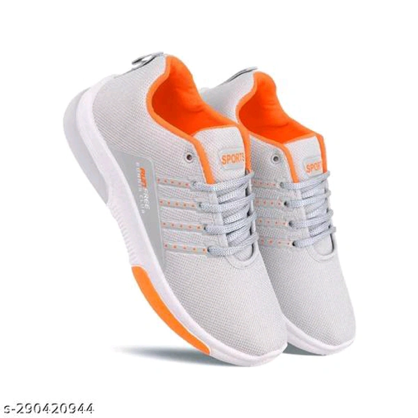 Unique Fabulous Men Sports Shoes - Gray, 9