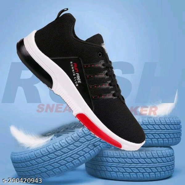 Unique Fabulous Men Sports Shoes - Black, 9