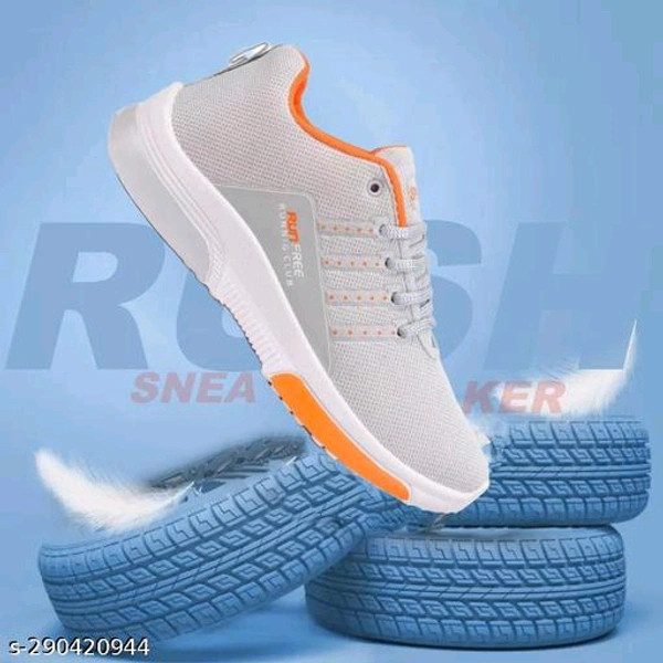 Unique Fabulous Men Sports Shoes - Gray, 6