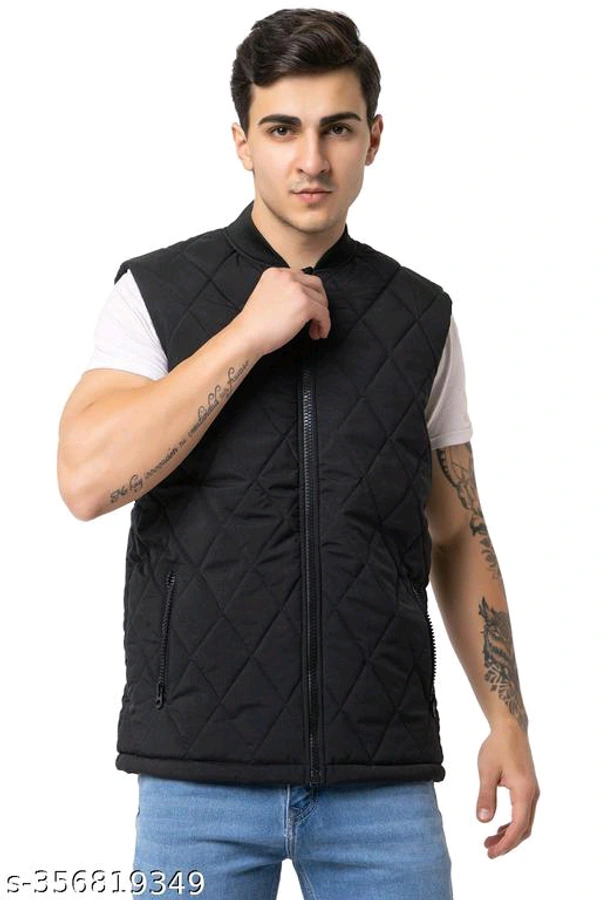 Comfy Fashionable Men Half Bomber Varsity Jackets - M, Black