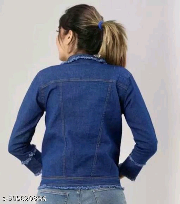 Trendy Graceful Women Jackets & Waistcoat - Blue, XL