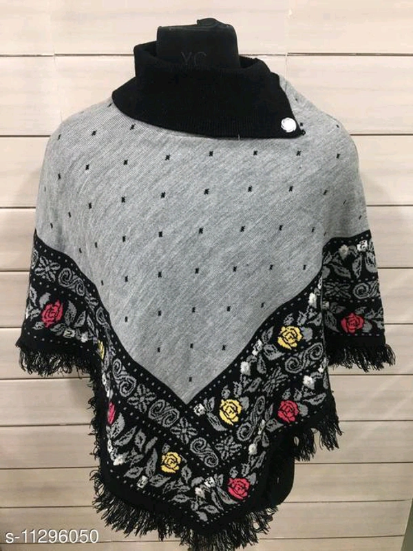 Comfy Sensational Women Ponchos - Free Size