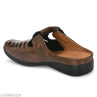 Latest Fashionable Men Sandals - Brown, 7
