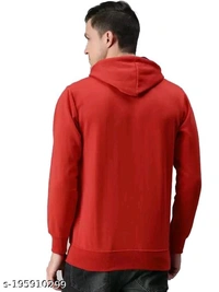 KEESOR Trendy Graceful Men Sweatshirts - Red, L