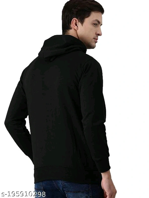 KEESOR Trendy Graceful Men Sweatshirts - Black, M