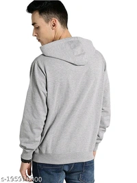 KEESOR Trendy Graceful Men Sweatshirts - Gray, S