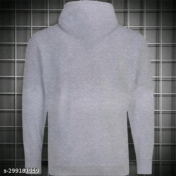 Trendy Designer Men Sweatshirts Hip Hop Fashion - Gray, L