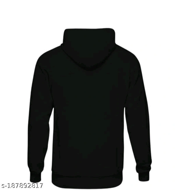 Trendy Elegant Fashionista Men Sweatshirt - Black, M