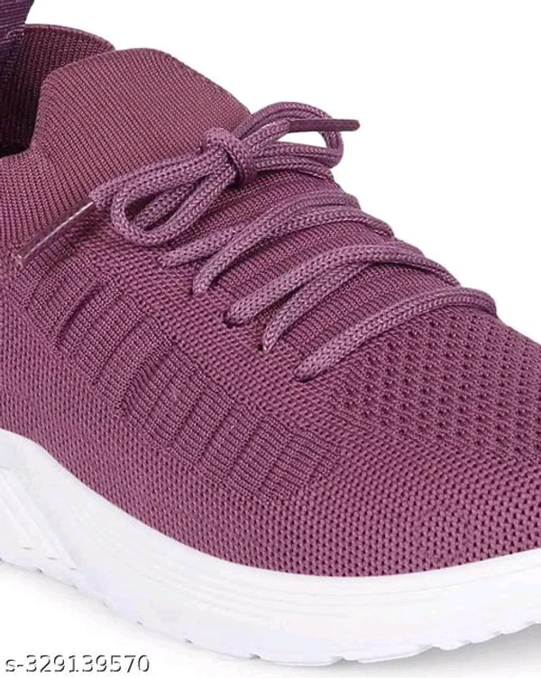 Ultra Lightweight Fancy Women Casual Shoes  - Solid Pink, 7