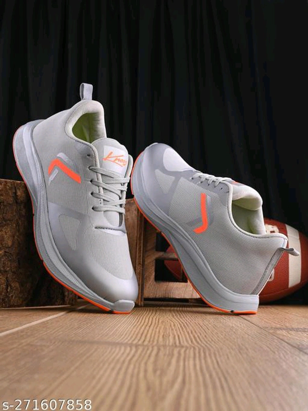 Trendy Fashionate Men stylish Sneakers Shoes - Gray, 7