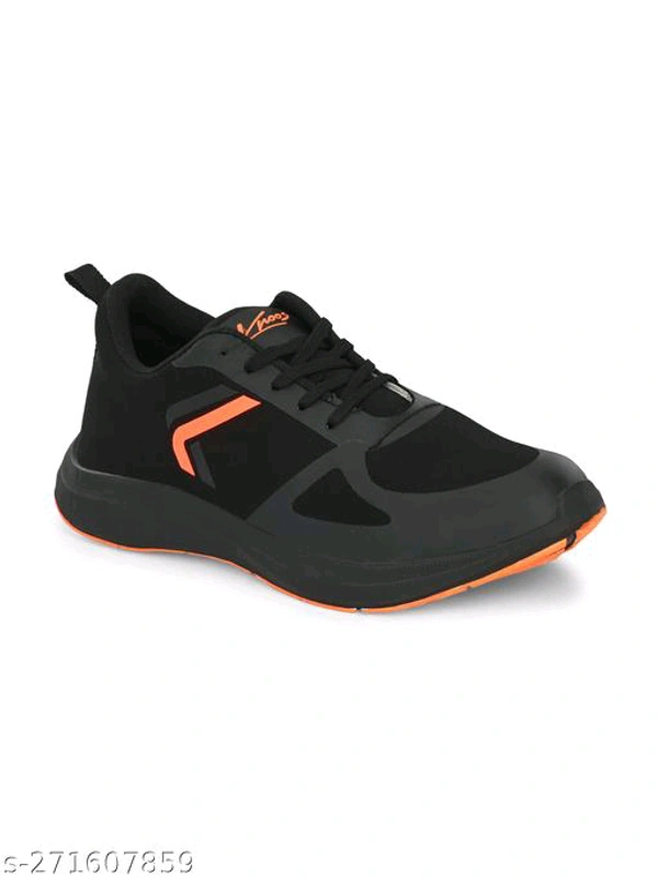 Trendy Fashionate Men stylish Sneakers Shoes - Black, 8
