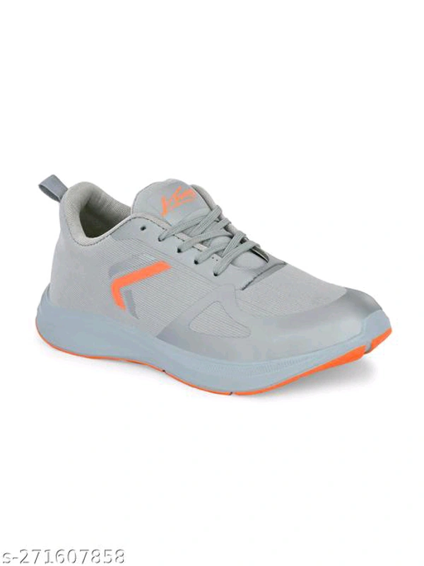 Trendy Fashionate Men stylish Sneakers Shoes - Gray, 9