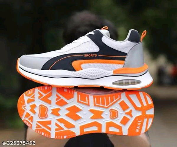 Men Mesh White Sports Classic Sneakers shoes  - 6