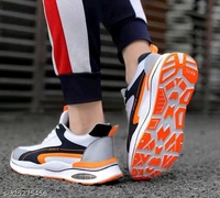 Men Mesh White Sports Classic Sneakers shoes  - 6