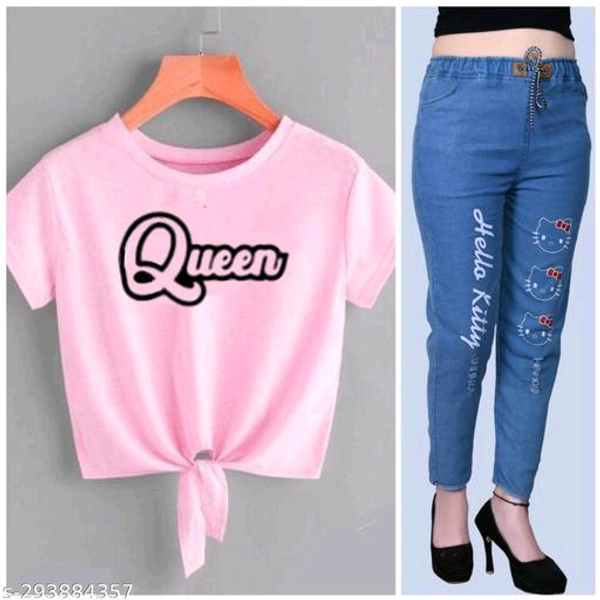 Urbane Modern Women Jeans Top - 26