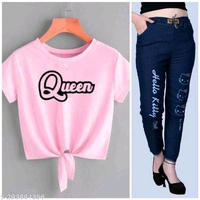 Urbane Modern Women Jeans Top - 26