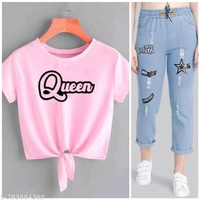 Urbane Modern Women Jeans Top - 26