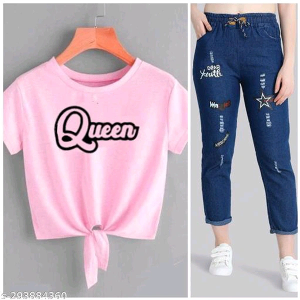 Urbane Modern Women Jeans Top - 28