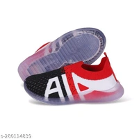 Kids Boys Casual LED Light Shoes - Red, 12 Months - 6 Years