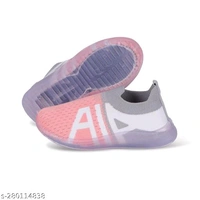 Kids Boys Casual LED Light Shoes - Pink Lace, 12 Months - 6 Years