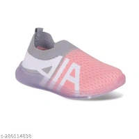 Kids Boys Casual LED Light Shoes - Pink Lace, 12 Months - 6 Years