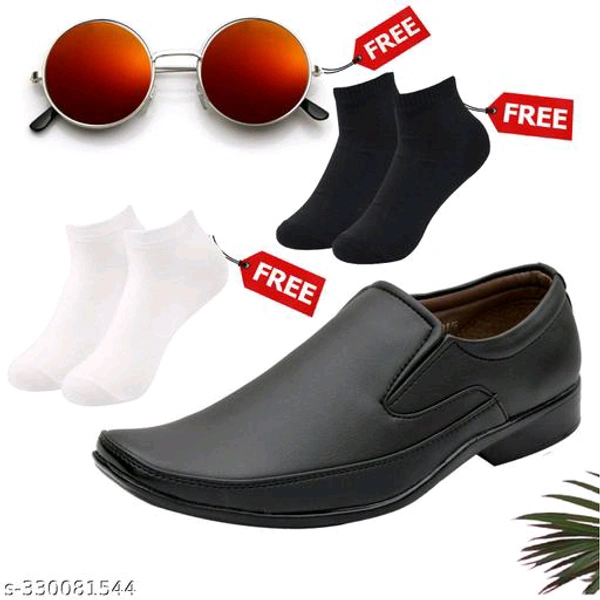 Unique Fabulous Men Formal Shoes, 2 Socks, Sunglasses - Mine Shaft, 7