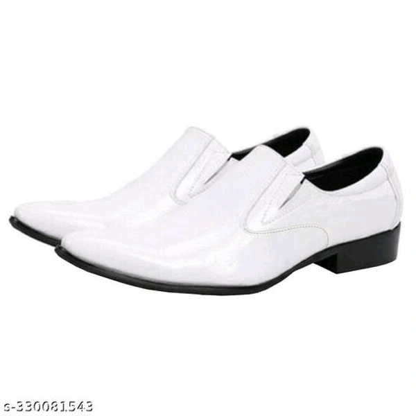 Unique Fabulous Men Formal Shoes, 2 Socks, Sunglasses - White, 10