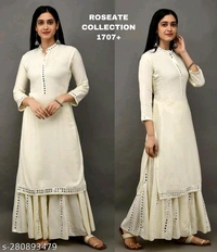 Charvi Superior Women Kurta With Bottomwear Sets - M