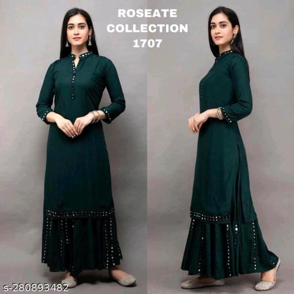 Charvi Superior Women Kurta With Bottomwear Sets - M