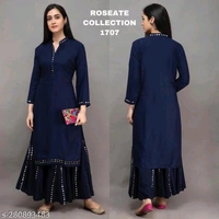 Charvi Superior Women Kurta With Bottomwear Sets - M